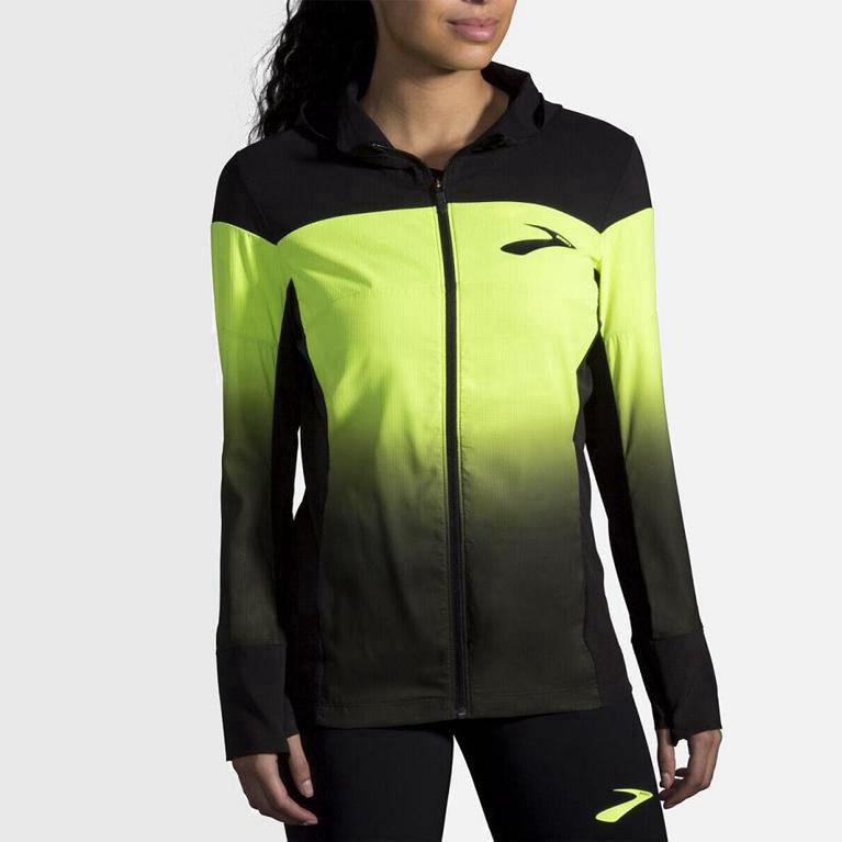 Brooks Elite Canopy - Chaquetas Mujer - Amarillo (CF8205643)